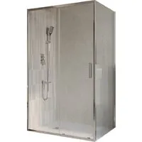 Душевой уголок BelBagno LUCE-AH-1-140/100-C-Cr