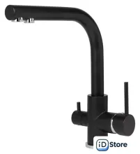 Смеситель ZorG Akvaduo Premium Brass black metallic