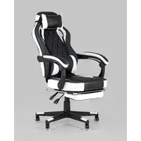 Кресло геймерское Stool Group Virage / Burgendy Ykc (черный/белый)
