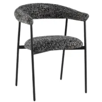 Стул Stool Group Toko / DR-1510-A BMG3091G-3 (черно-белый)