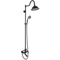 Душевая система Rea Bergamo Black matt P5001