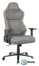 Игровое (геймерское) кресло CHAIRMAN CH31 (ткань, темно-серый/желтый кант)