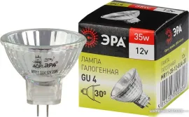 Галогенная лампа ЭРА GU4-MR11-35W-12V-30CL C0027362