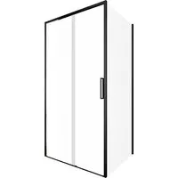 Душевой уголок Aquanet Pleasure Evo 130 AE65-130x100-BT (черный анодированный)