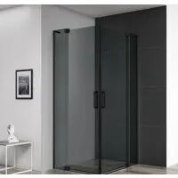 Душевой уголок Cezares SLIDER-AH-2-70/80-80/90-GRIGIO-NERO
