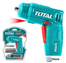 Электроотвертка Total TSDLI0402 (набор оснастки)