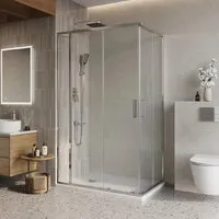 Душевой уголок BelBagno LUCE-AH-21-105/80-C-Cr