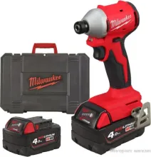 Винтоверт Milwaukee M18 M18BLIDRC-402C 4933492840 (с 2-мя АКБ, кейс)