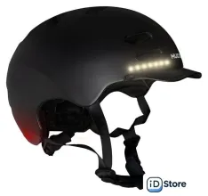 Cпортивный шлем Hudora Skaterhelm LED 84175 (р. 55-58, черный)