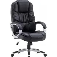 Офисное кресло SitUp Santa chrome (экокожа Black/Black)