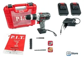 Дрель-шуруповерт P.I.T. PSR18-D1 New (с 2-мя АКБ, кейс)