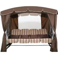 Садовые качели Arno-Werk Дефа Люси Люкс 2017-КД-58/Л (шоколадный)