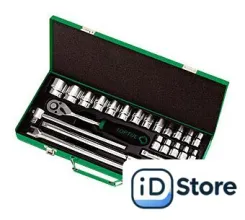 Набор трещотка с головками Toptul GCAD2403 24 предмета