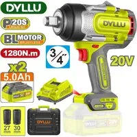 Гайковерт Dyllu DTCD1B128 (с 2-мя АКБ, кейс)