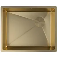 Мойка кухонная ZorG Zerox 54 U / IF Side SF PVD Gold