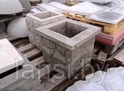 Цветочница "Булыжники" 400400400 мм. и иные размеры (без дна).