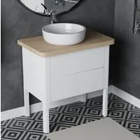 Мебель для ванных комнат Vela Тумба под умывальник Vela Грация 80Н под столешницу TU29466