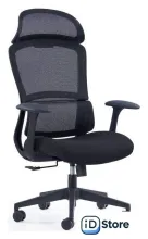 Офисное кресло SitZone CH-555A (сетка/ткань, черный)