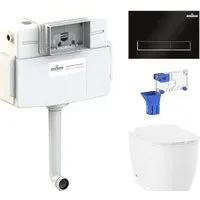 Унитаз приставной Lavinia Boho Relfix Bell Pro 5 в 1 87060208 (черный пластик)