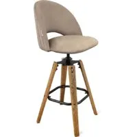 Стул Sheffilton SHT-ST34-1/S93 (латте/браш.коричневый/черный муар)