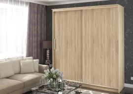 Модульный Шкаф-купе "Без зеркала" 2,0м - Дуб Сонома (2,0м)