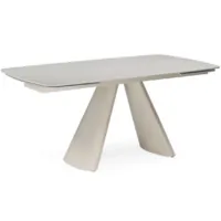 Обеденный стол Woodville Grig 165-240x90 (серо-бежевый)