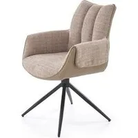 Стул с подлокотниками Halmar K579 (коричневый)