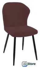 Стул DikLine 239 (микровелюр V07 шоколад/ножки черные)
