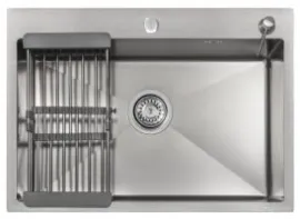 Кухонная мойка ARFEKA ECO AR 70х50CL ARDS AR (Satin Decor Millet Grains)