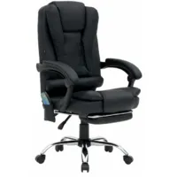 Кресло офисное с массажем Cromex MS-007 / 532960 (черный)