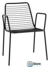 Стул Stool Group Дели с подлокотниками LV-107-9005 (металл черный)