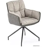 Стул с подлокотниками Halmar K523 (серый/черный)