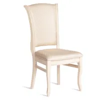 Стул TetChair Versal мягкое сидение (бук/жаккард бежевый/бежевый патина)
