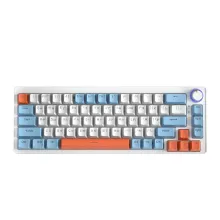 Проводная клавиатура Cyberlynx ZA68 White Blue Orange (TNT Yellow)