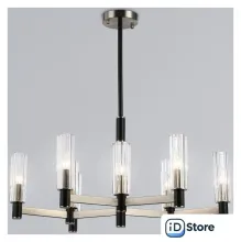 Подвесная люстра Ambrella light LH55503/9 SN/BK/CL (сатин никель/черный/прозрачный)