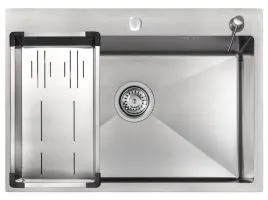 Кухонная мойка ARFEKA ECO AR 70х50CL AR GDS AR (Satin Decor Millet)