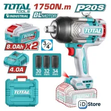 Гайковерт Total TIWLI20175 (с 2-мя АКБ, кейс)