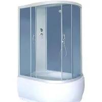 Душевая кабина Coliseum Симпл Т-120 L (белый/матовое стекло)