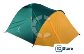 Треккинговая палатка Следопыт Selenga 2 (зеленый/оранжевый)