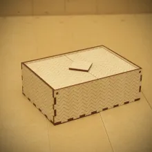 Деревянная коробка Шеврон