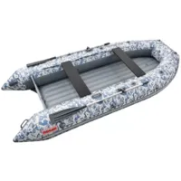 Надувная лодка Roger Boat Zefir 3500 LT (малокилевой, битое стекло/серый комби)