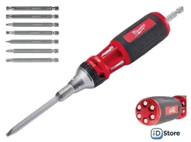 Набор отвертка с битами Milwaukee 4932471598 (9 предметов)