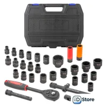 Набор трещотка с головками FORSAGE F-4323-5MPB (32 предмета)