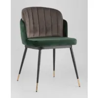 Стул Stool Group Пенелопа / FDC8054 FUT-73 FUT-54 (вельвет зеленый/коричневый)