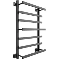 Полотенцесушитель Двин Q plaza 80x50 (черный матовый)