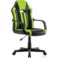 Игровое (геймерское) кресло Brabix GM-202 (черный/зеленый)