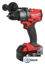 Дрель-шуруповерт Milwaukee M18 FDD3-402C 4933492472 (с 2-мя АКБ, кейс)