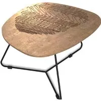 Журнальный столик Sheffilton SHT-CT52-1 (тирион/черный муар)