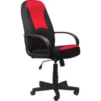 Офисное кресло Brabix City EX-512 (ткань, черный/красный)