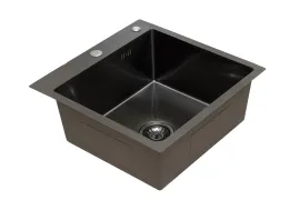 Кухонная мойка из нержавейки BLANTEK FS-5050B Nano black ECO
